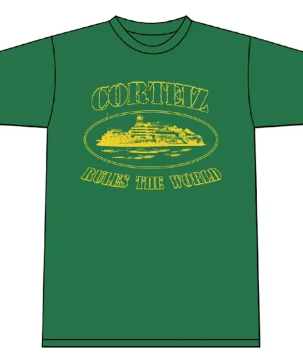 Corteiz 2019 OG Alcatraz T-shirt Forest Green