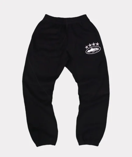 Corteiz 4Starz Alcatraz Sweatpants Black