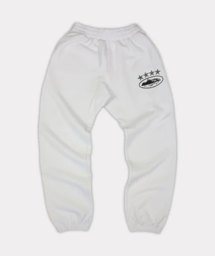 Corteiz 4Starz Alcatraz Sweatpants White