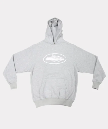 Corteiz Alcatraz Hoodie Grey