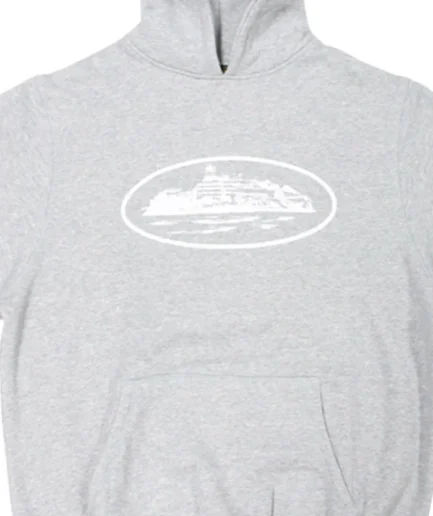 Corteiz Alcatraz Hoodie Grey