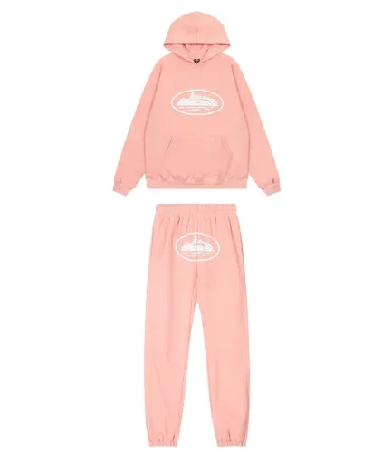 Corteiz Alcatraz Tracksuit Pink