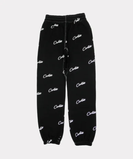 Corteiz All Over Print Joggers Black