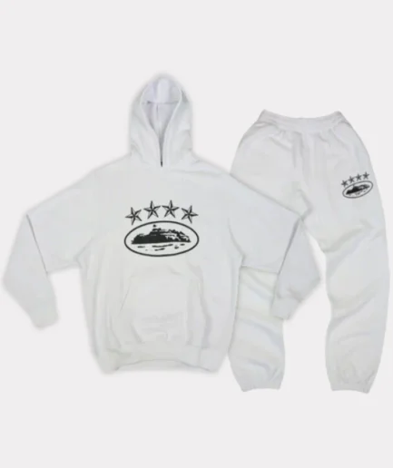 Corteiz Tracksuit White