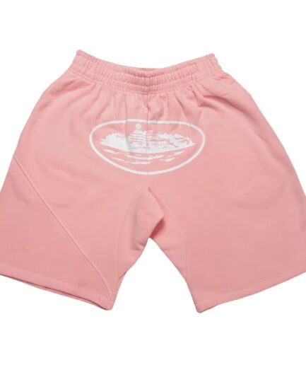 Corteiz Alcatraz Shorts in Baby Pink