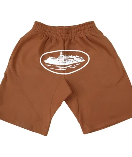 Corteiz Alcatraz Shorts in Hazel