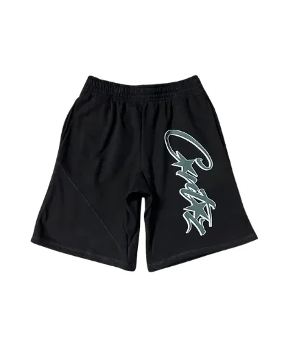 Corteiz Allstarz Shorts Black-Green