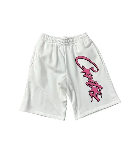 Corteiz Allstarz Shorts White-Pink