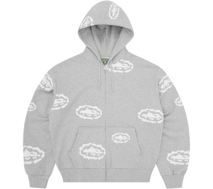 Corteiz x Denim Tears Island Wreath Zip Hoodie