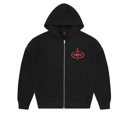Corteiz x Slaughter Gang 21 Savage Zip Up Hoodie